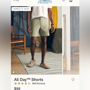 Faherty All Day Shorts